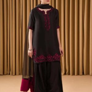RUBY LUXURY RAWSILK