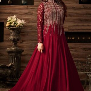 indian chiffon maxi