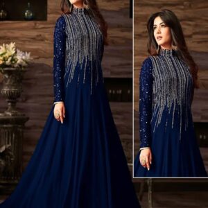 indian chiffon maxi